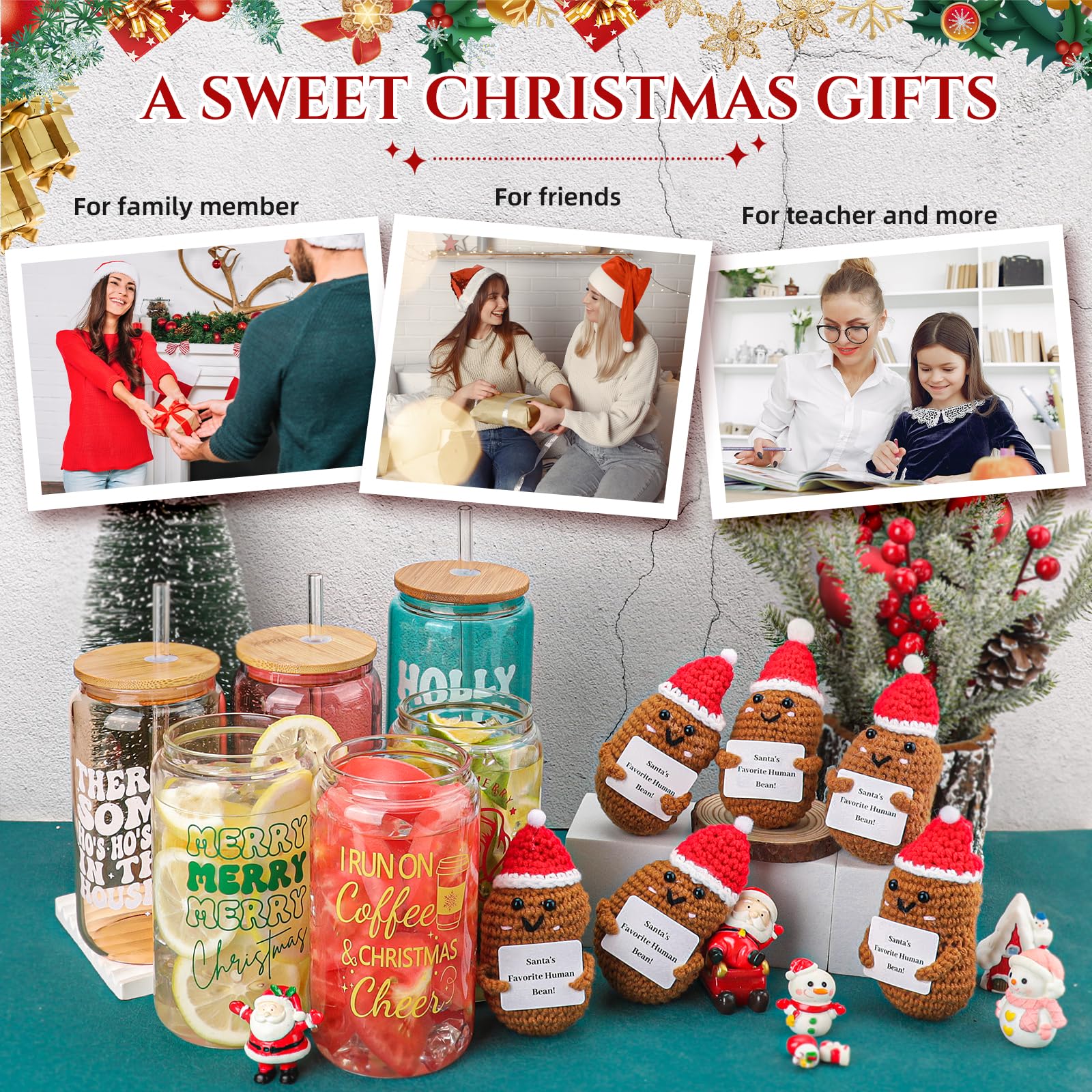 Pengtai set of 6 offers coordinated gifts for all recipients.