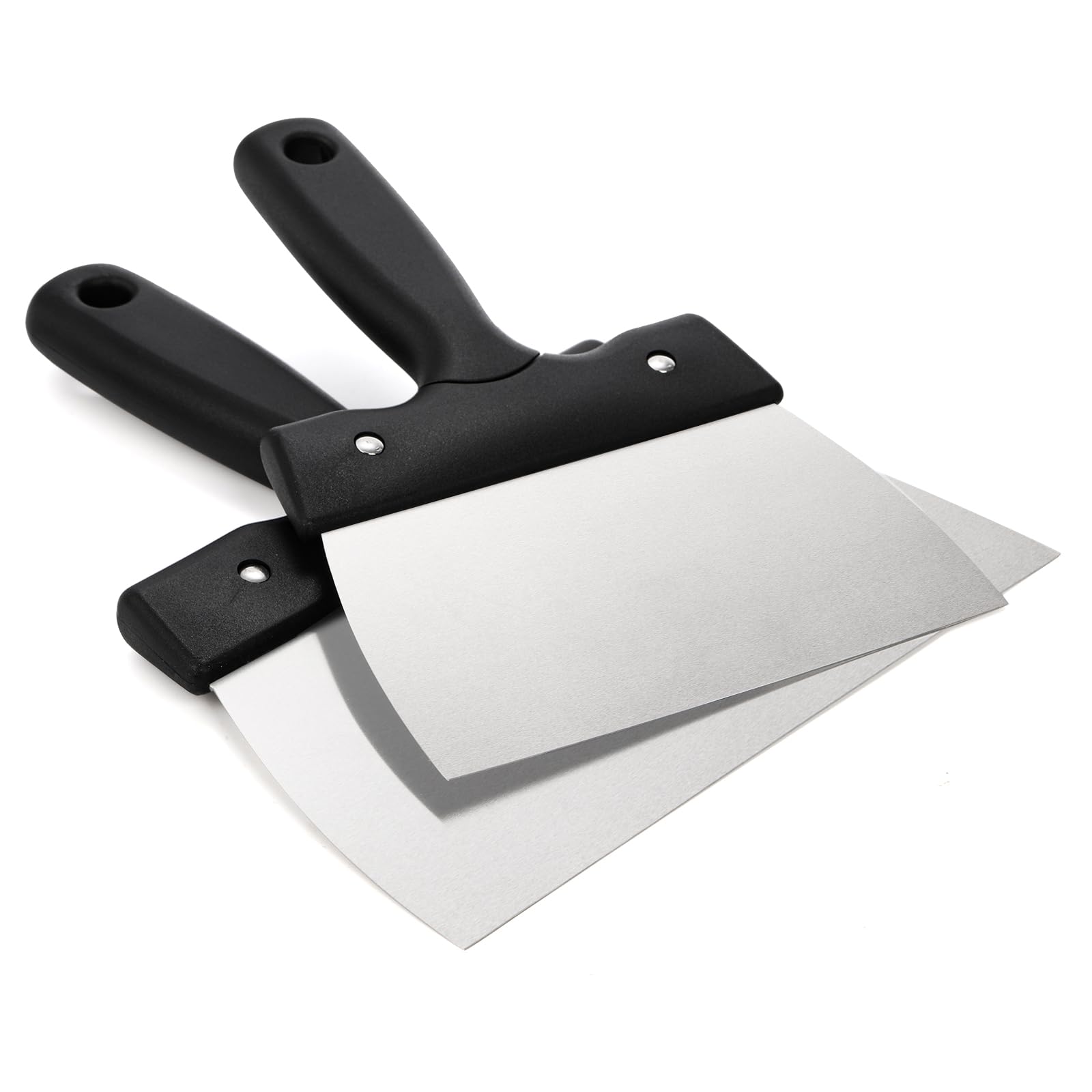 Peohud hanging-hole design keeps spatulas organized and readily accessible.