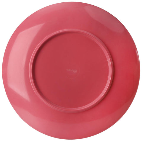 Peohud melamine plate in pink, smooth surface ideal for kids’ meals and family gatherings