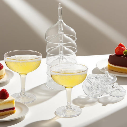 Peohud seamless separable cups and bases simplify storage and setup