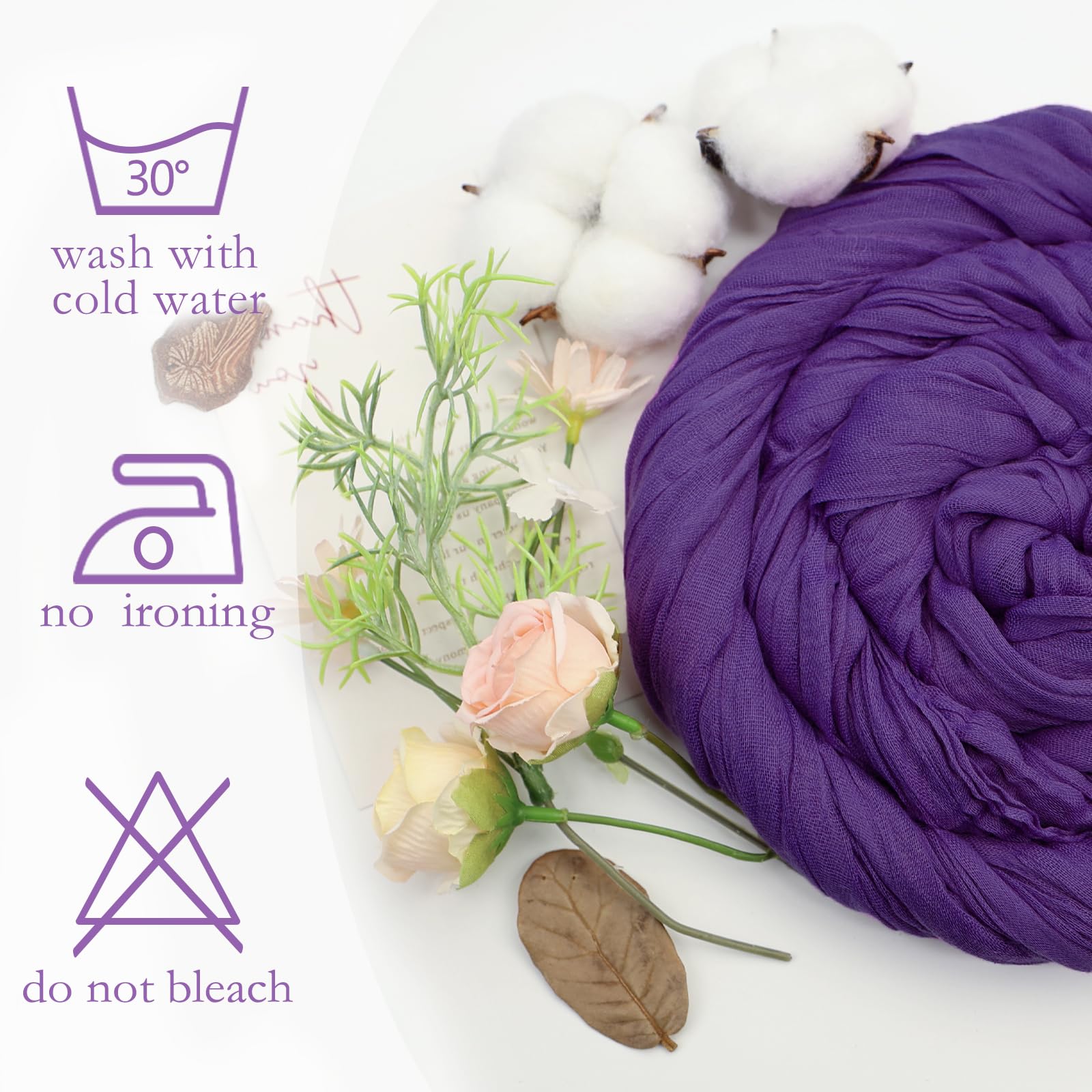 pepmily lightweight purple table runner suited for versatile party setups.