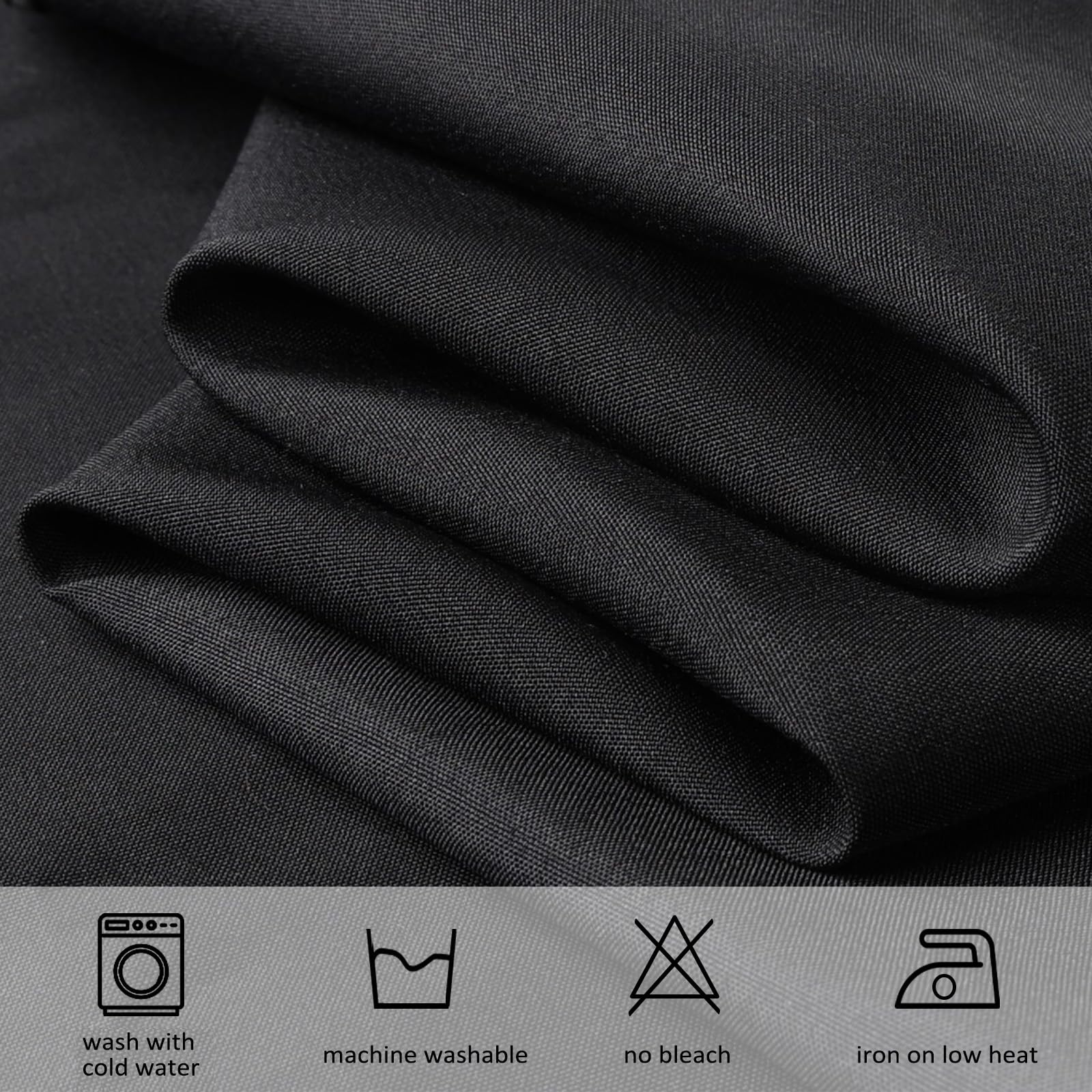 pepmily perfect for weddings, banquets, and parties with elegant black coverage.