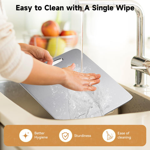 Perehome non-porous surface resists stains and odors for cleaner prep.