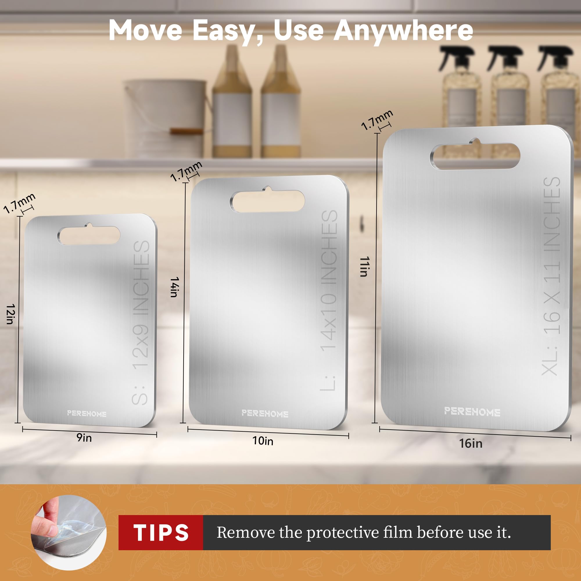 Perehome three-piece set is dishwasher safe for easy cleanup.