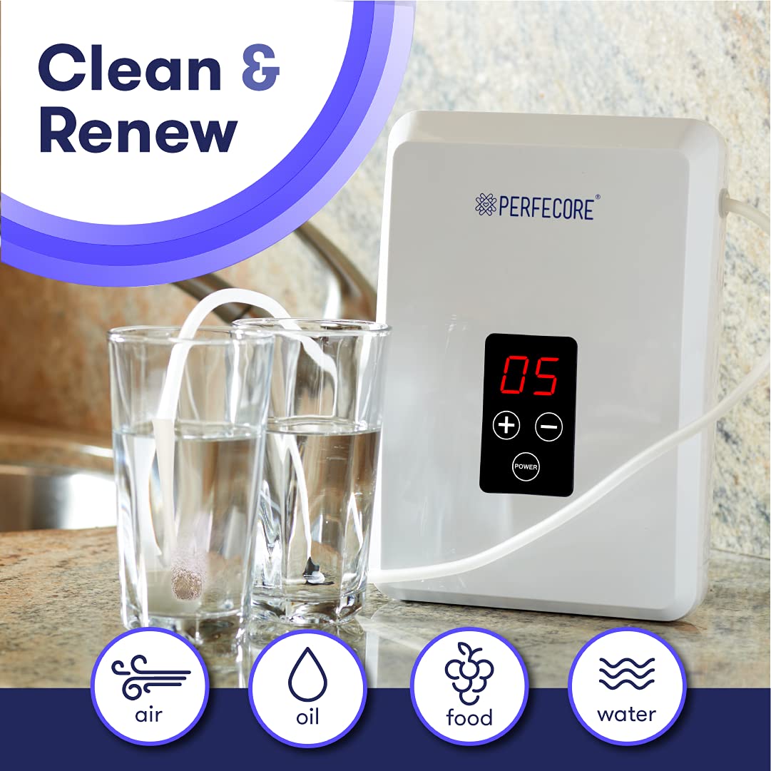 Perfecore compact design saves counter space while delivering strong purification.