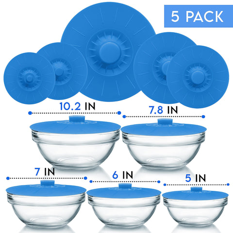Perfect and Simple food-grade BPA-free lids safeguard food while sealing in freshness.
