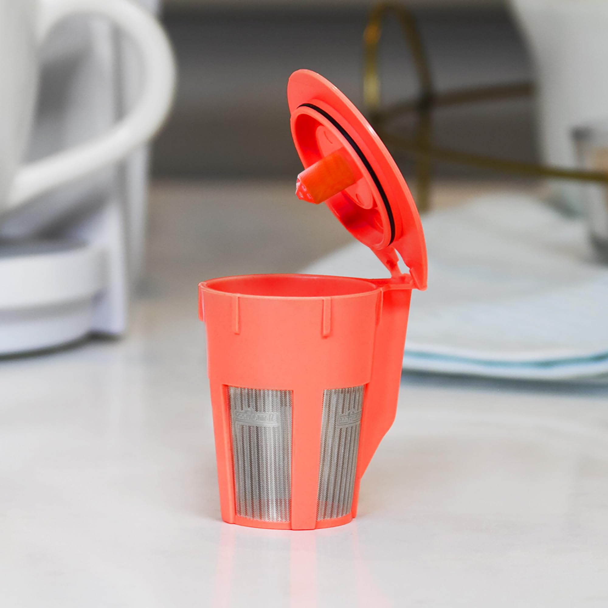 PERFECT POD 1-Stream reusable K carafe pod highlights savings per carafe.