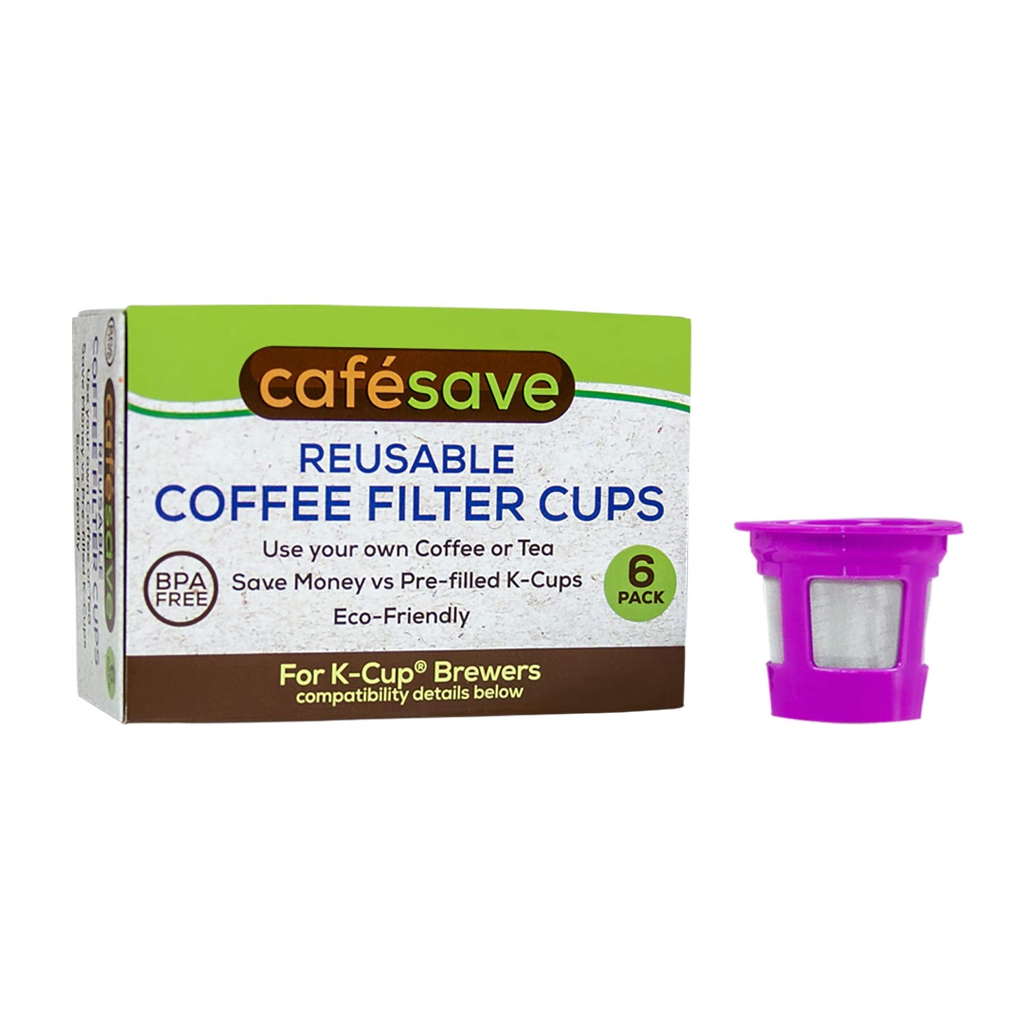 Perfect Pod Cafe Save fill-and-brew demonstrates quick loading with your favorite coffee.