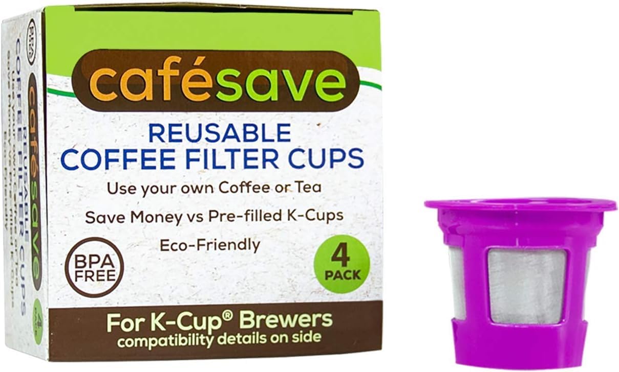 Perfect Pod Café Save pod inserted into a Keurig-style brewer for quick brew.