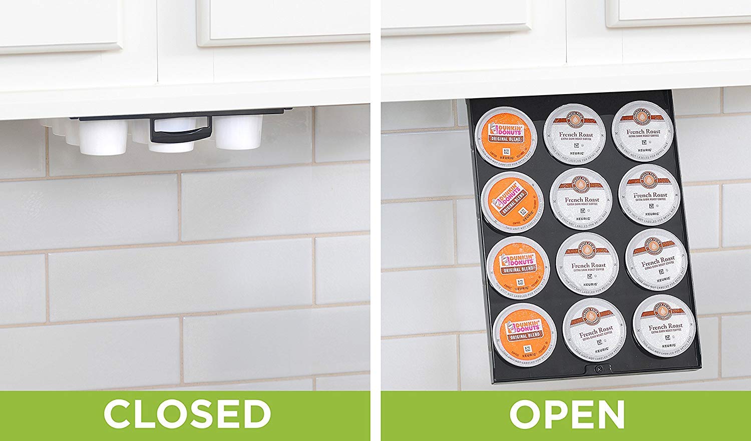 PERFECT POD includes 3M mounting tape for tool-free installation and secure mounting