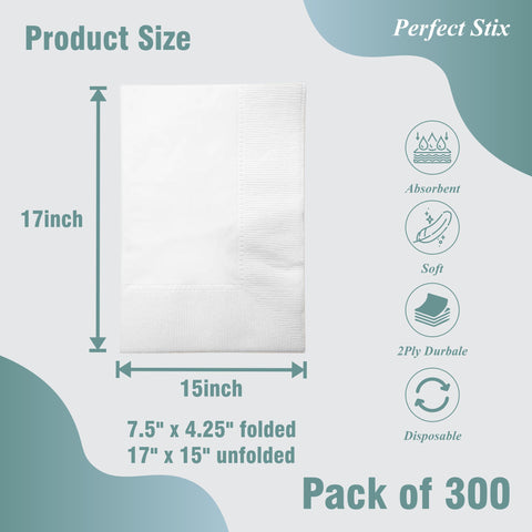 Perfect Stix Bell Marque napkin open 17 x 15 inches for elegant place settings