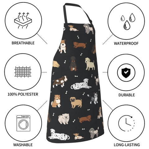 Perinsto multi-purpose apron ideal for kitchen, grooming, gardening, and crafts