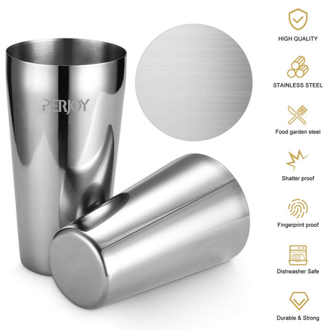 Perjoy fine mesh strainer and ice pourers ready for precise pouring