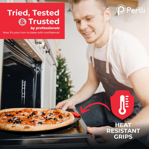 PERLLI 24-cup cupcake pan for large-batch baking.