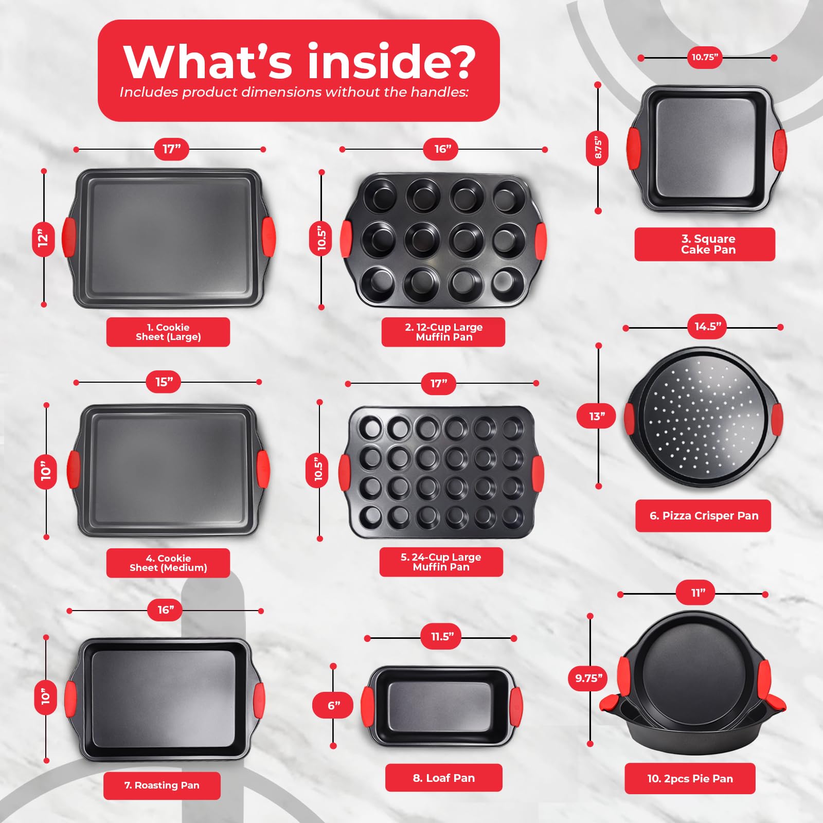 PERLLI large cookie sheet for even baking and mess-free cookies.