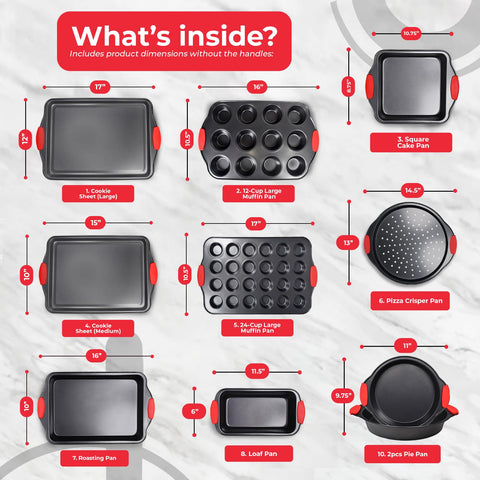 PERLLI large cookie sheet for even baking and mess-free cookies.