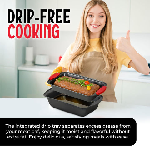 PERLLI leak-resistant design minimizes spills during cooking for a cleaner oven.