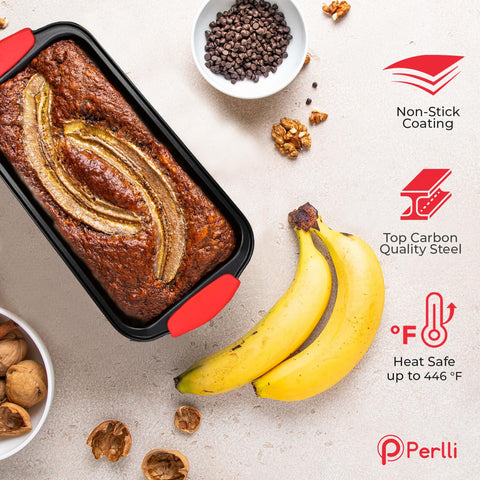 PERLLI medium cookie sheet for even browning and easy release.