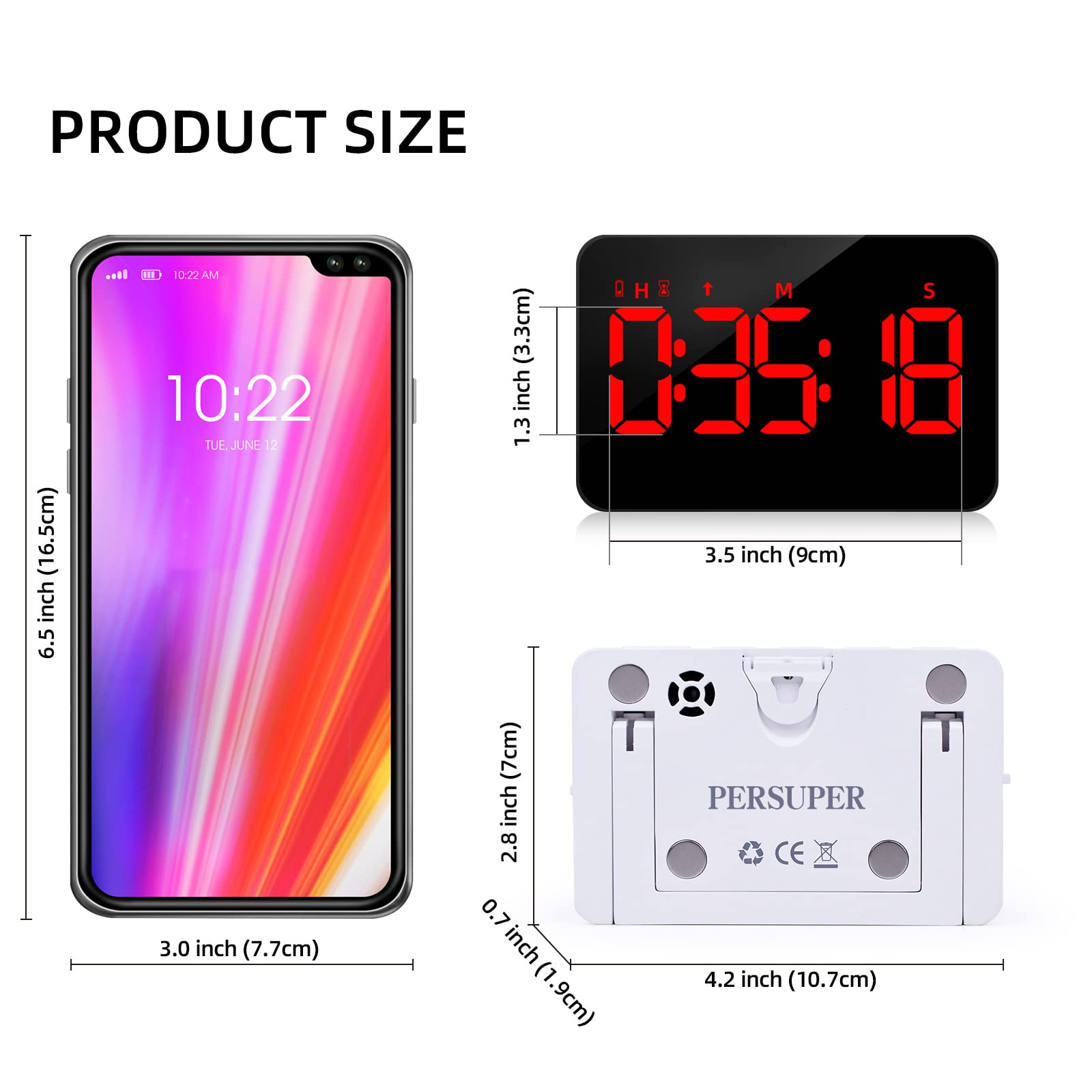 PERSUPER timer in a kitchen setup highlighting flexible use.