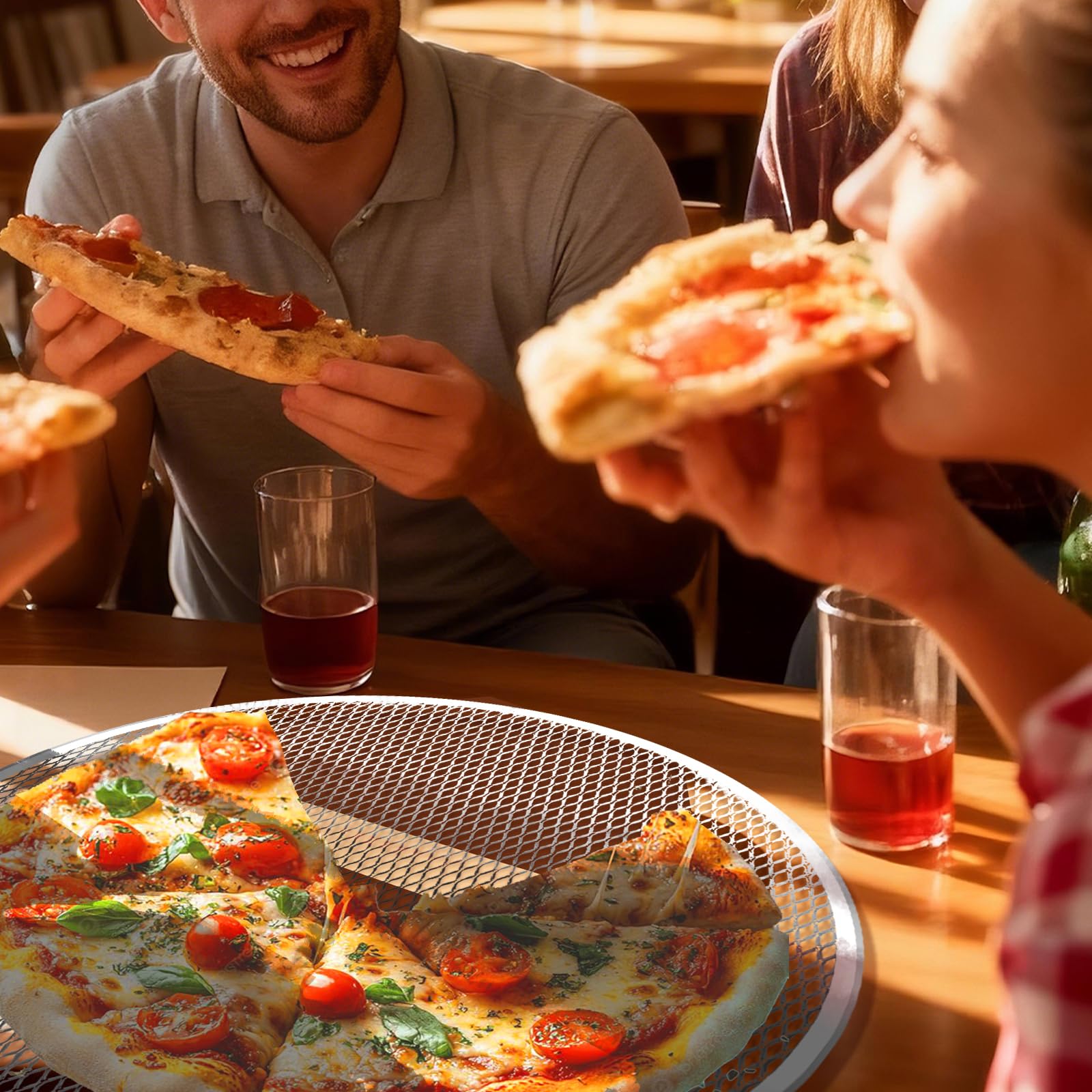 Pesilo versatile baking tray suitable for pizzas, breads, and cookies