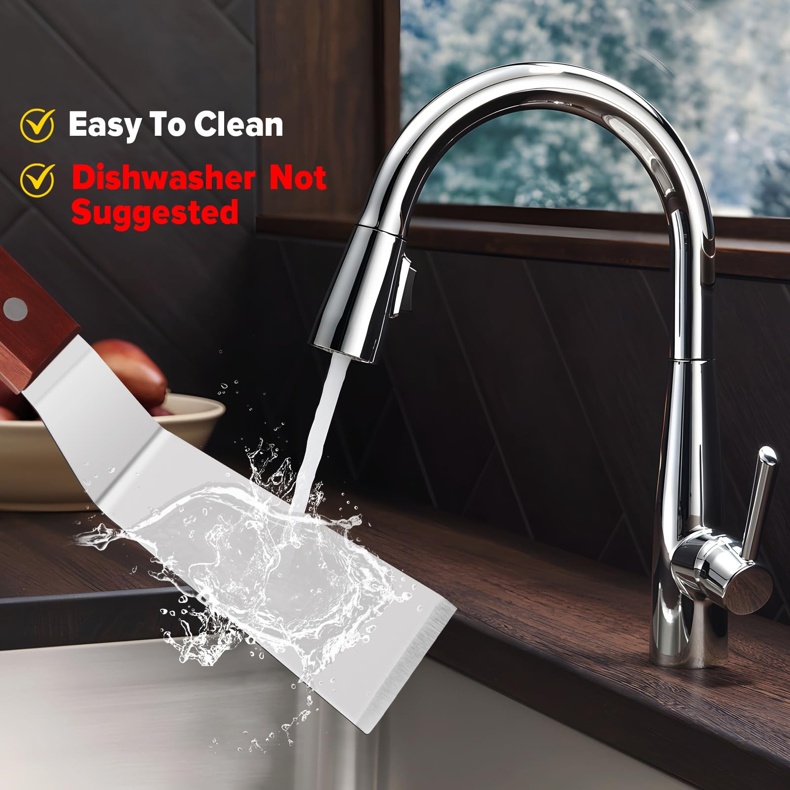 PETHOMKIT hand-wash-only spatulas ensure longevity and safe kitchen use.