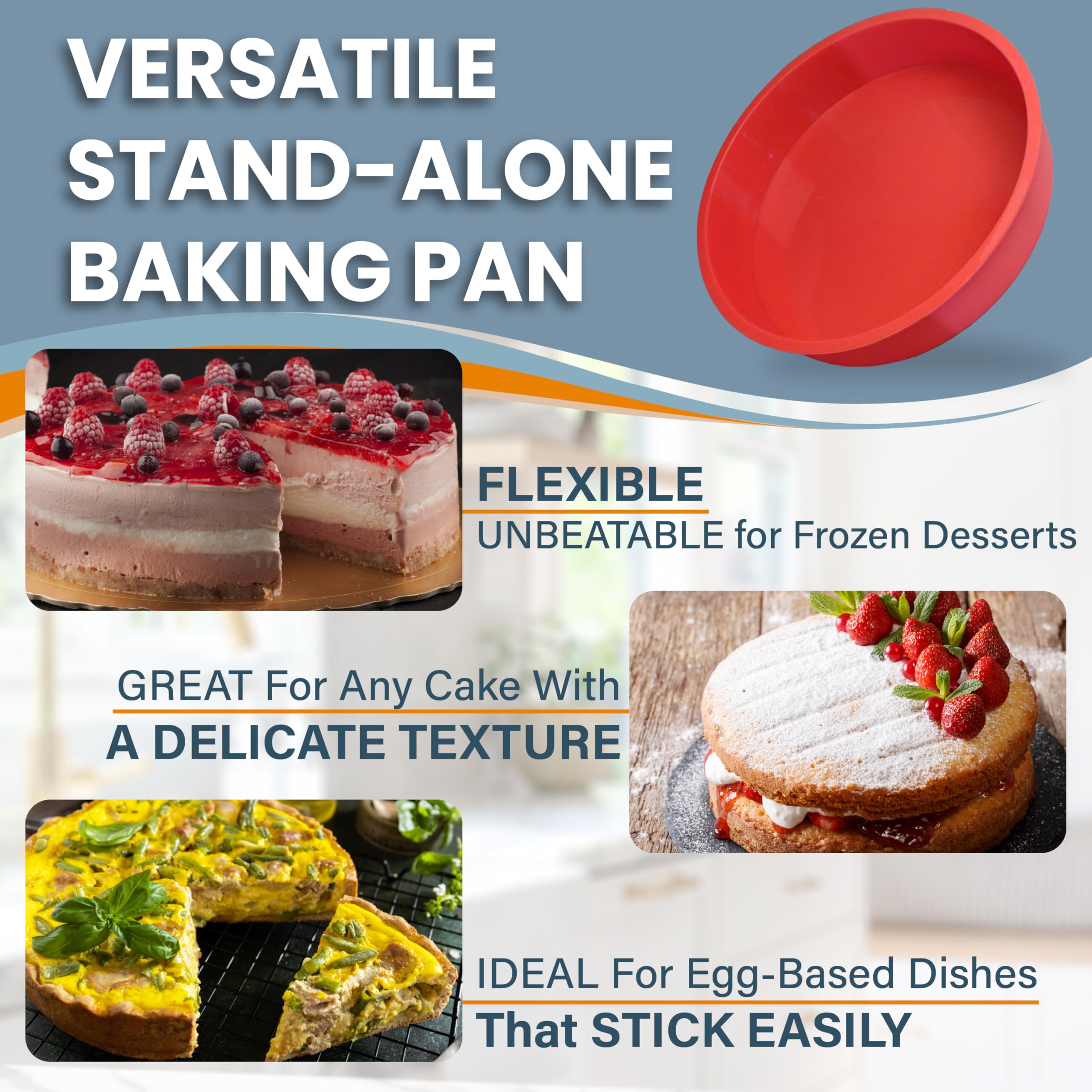 PETÍTS DESSERTS carbon steel body resists warping during long bakes