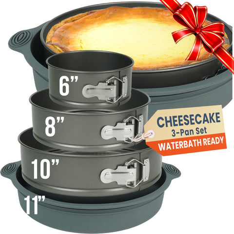 PETÍTS DESSERTS 6inch springform pan with nonstick surface for easy release
