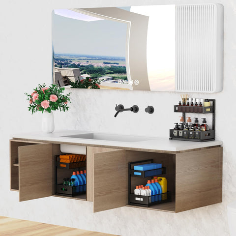 Petiza organizer suitable for kitchen, bathroom, pantry, and laundry storage.