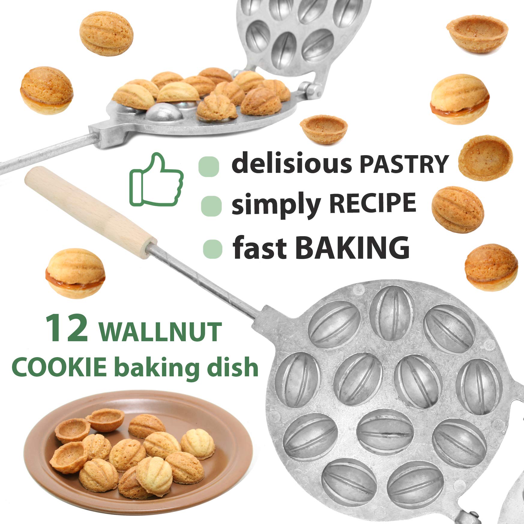 PetriStor 12-halves capacity supports efficient batch baking.