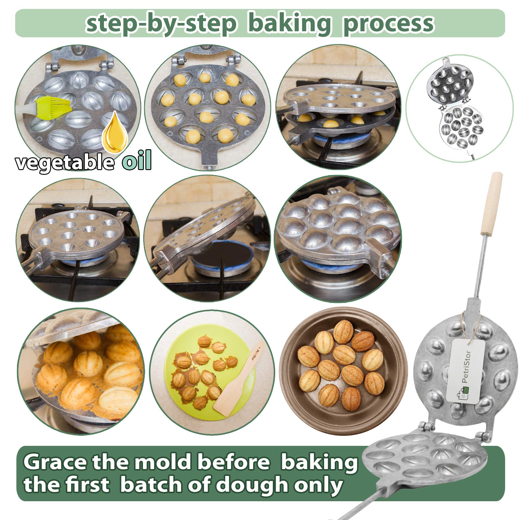 PetriStor affordable oreshki mold delivers value for home bakers.