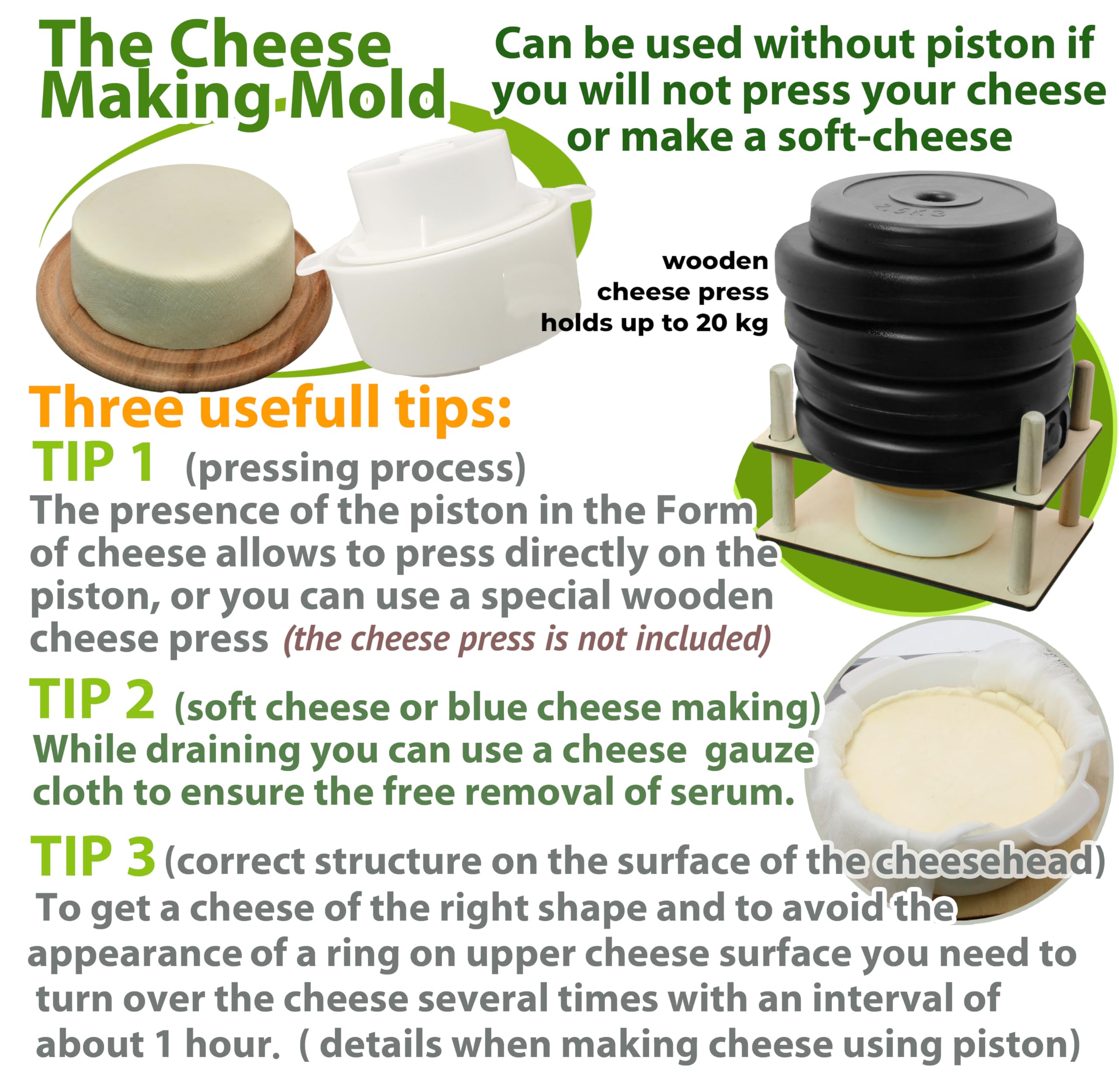 PetriStor brand label on packaging emphasizes durable, reusable cheesemaking supplies.