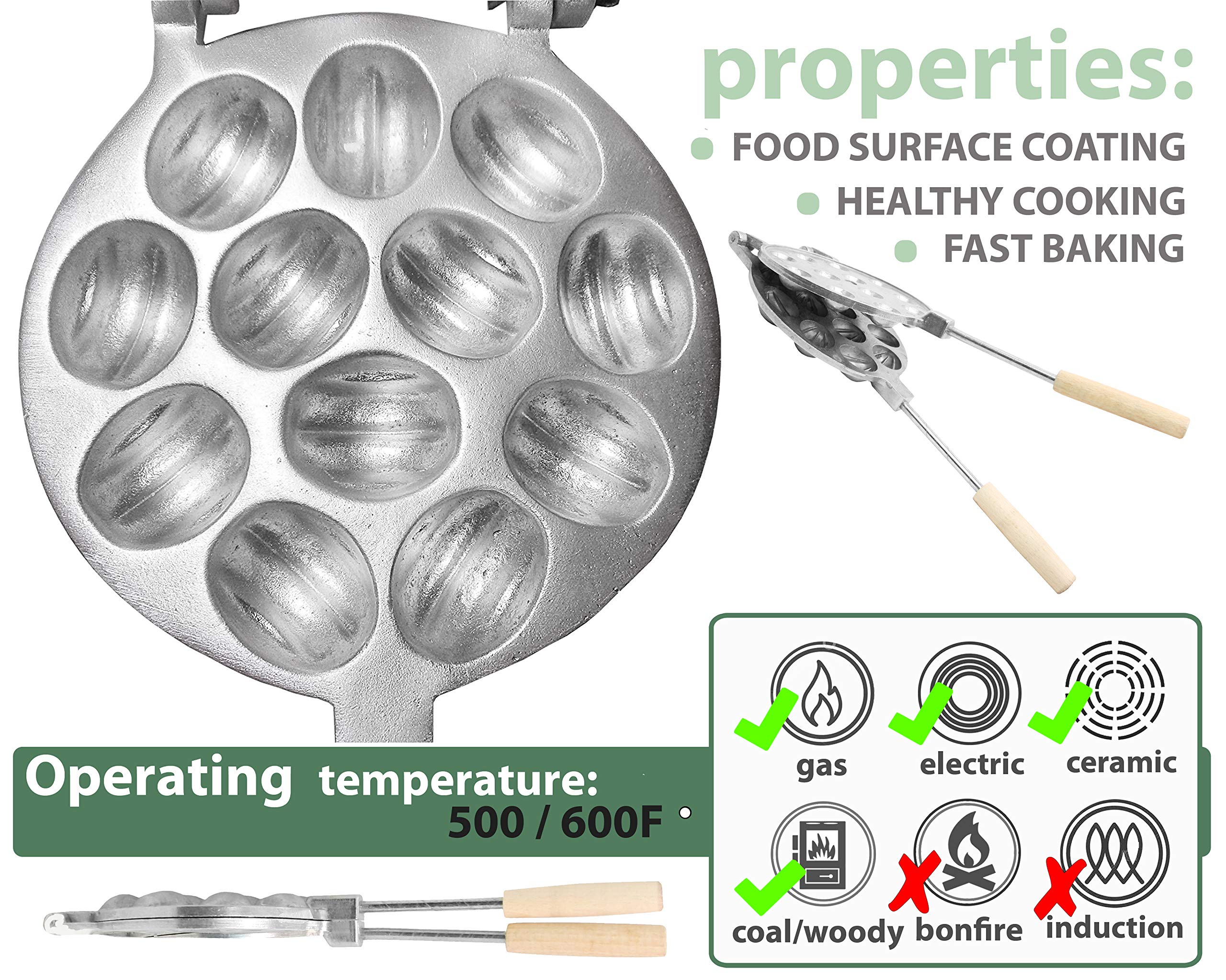 PetriStor easy-to-use tool for quick walnut cookie making.