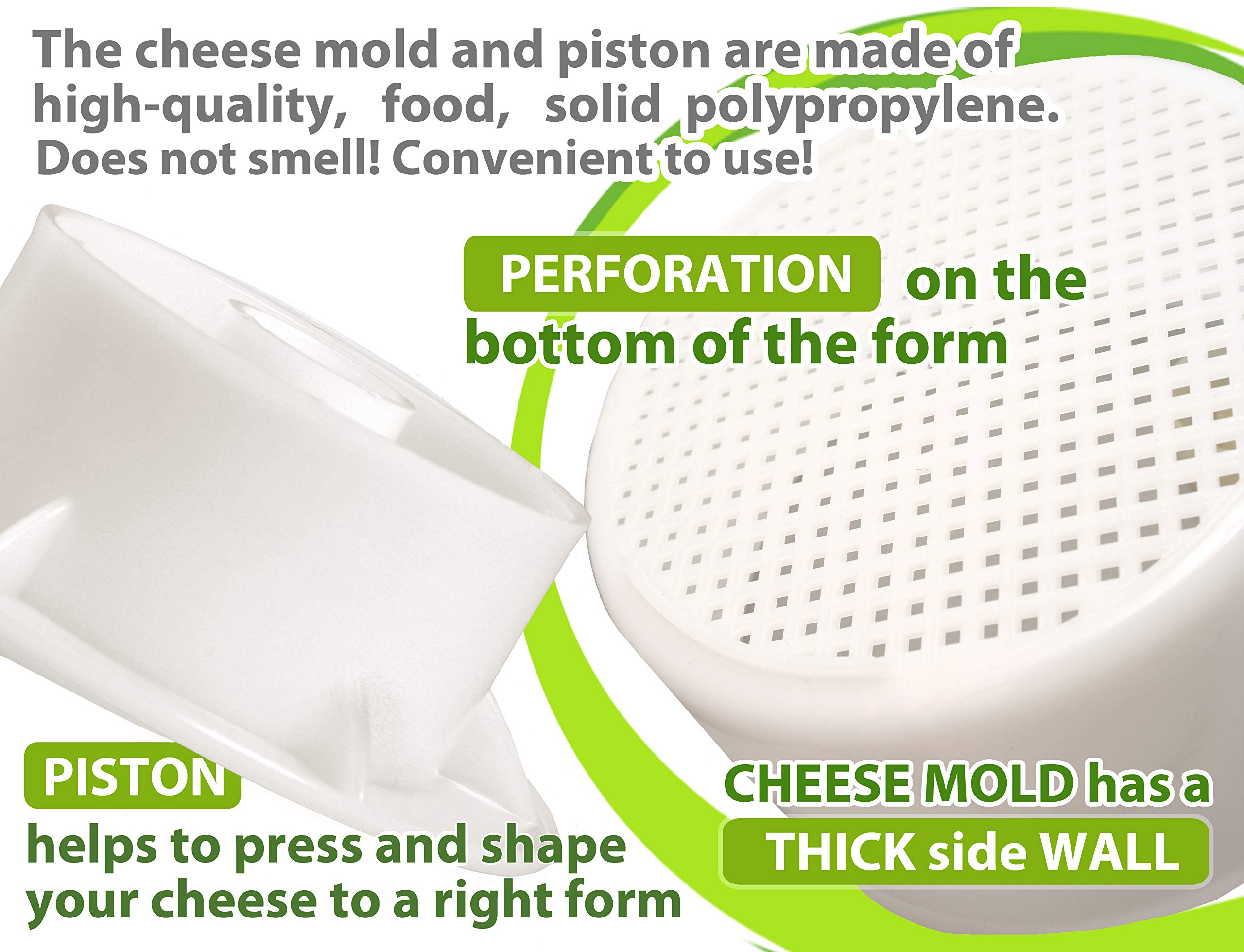 PetriStor kit shown with lid and cloth, a compact solution for kitchen cheesemaking.