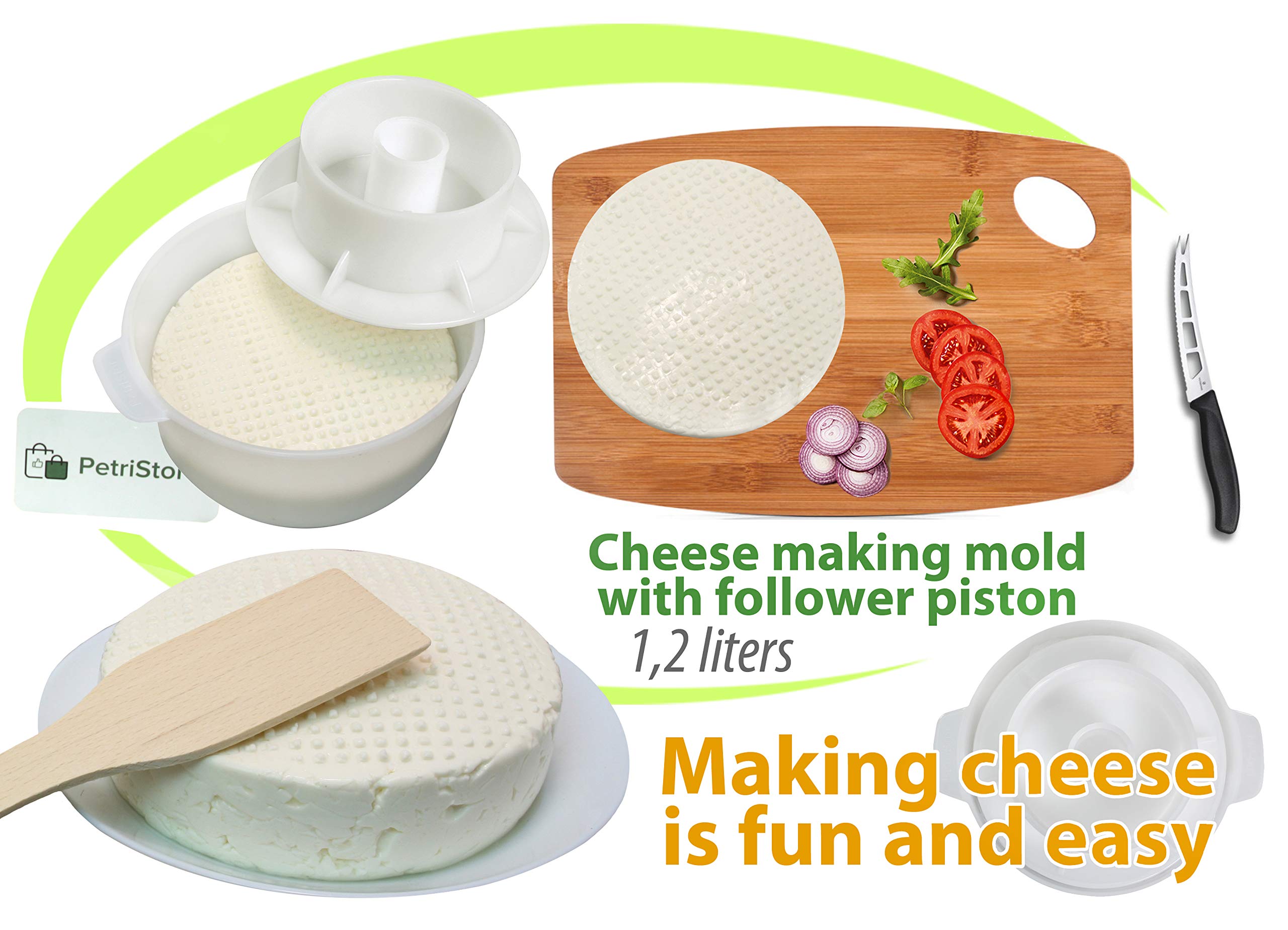 PetriStor mold in use with cloth highlights easy drainage and clean setup.