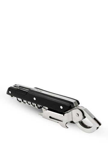 Peugeot Clavelin Sommelier Corkscrew in black, enabling quick, clean uncorking.