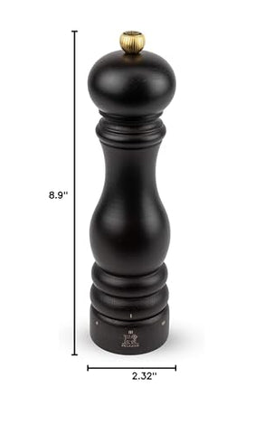Peugeot Paris u'Select pepper mill chocolate beechwood display in kitchen
