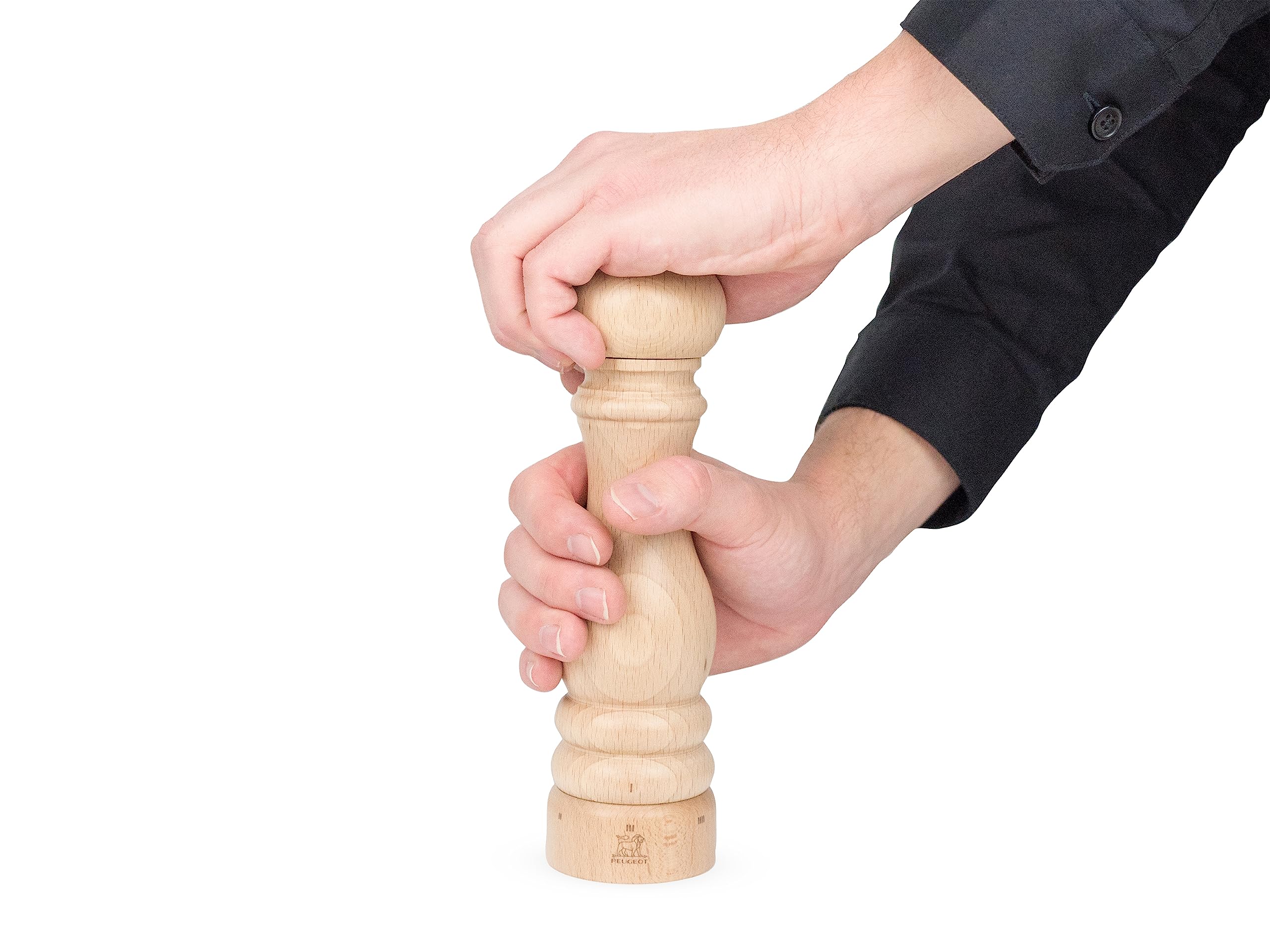 Peugeot Paris uselect two-stage grinding mechanism delivers consistent texture.