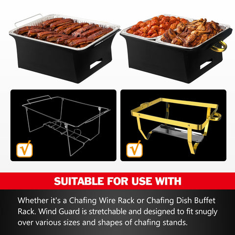 Peurif Chafer Wind Guard fabric is flame resistant for safety