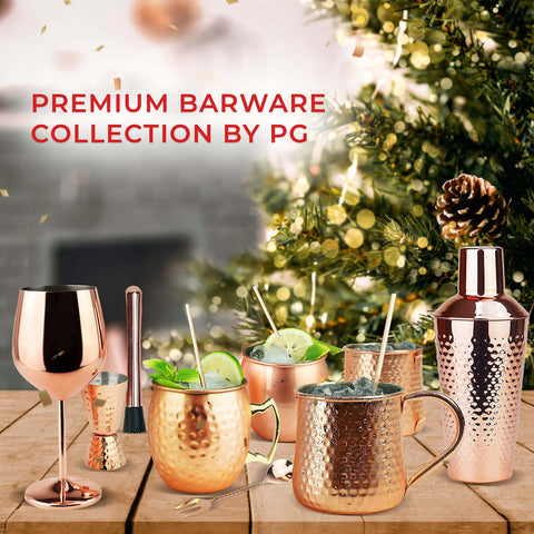 Elegant design makes PG Moscow Mule Mugs great for entertaining.