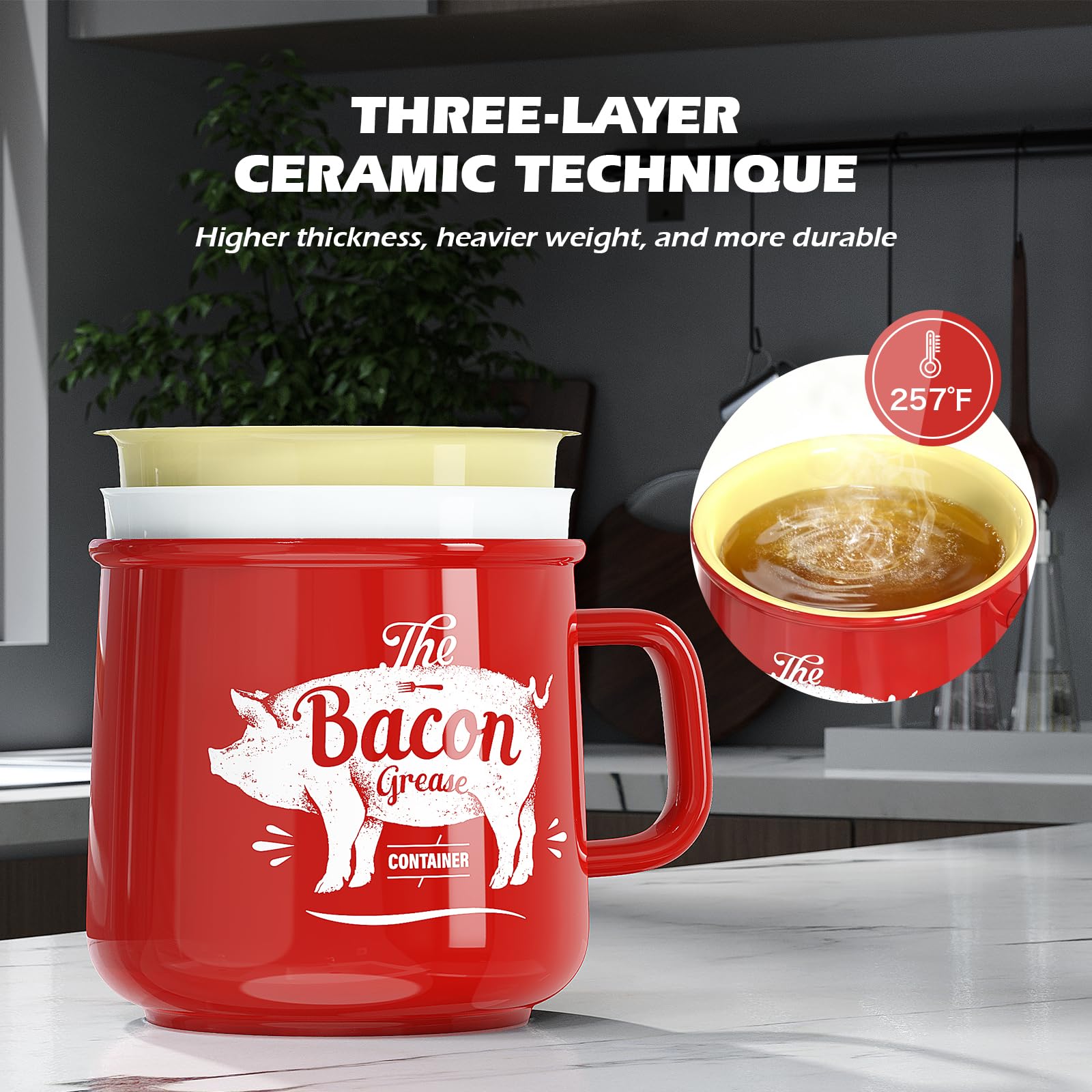 PGYARD airtight lid seals to block dust and odors