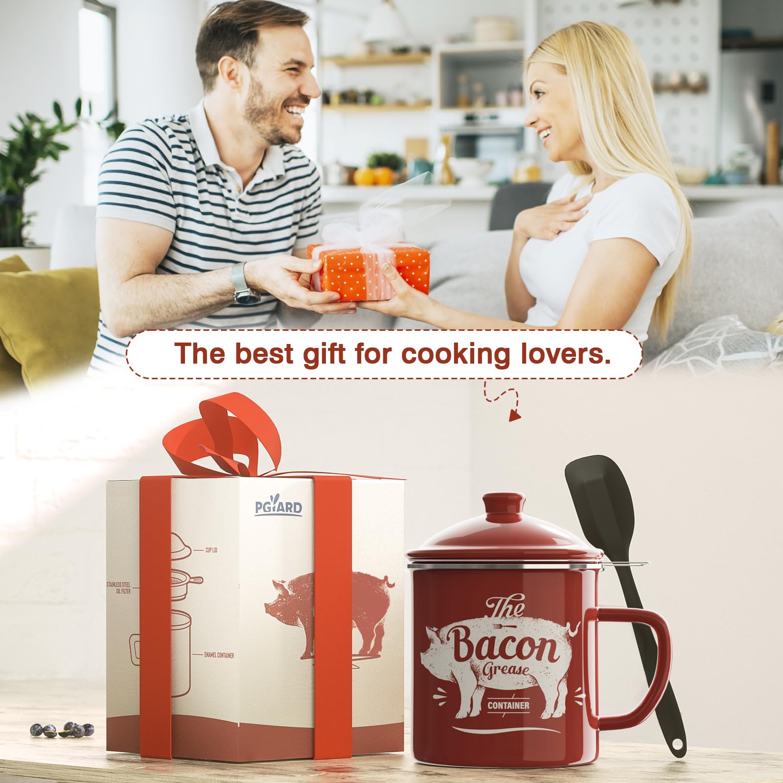 Dishwasher safe parts simplify cleaning after cooking sessions.