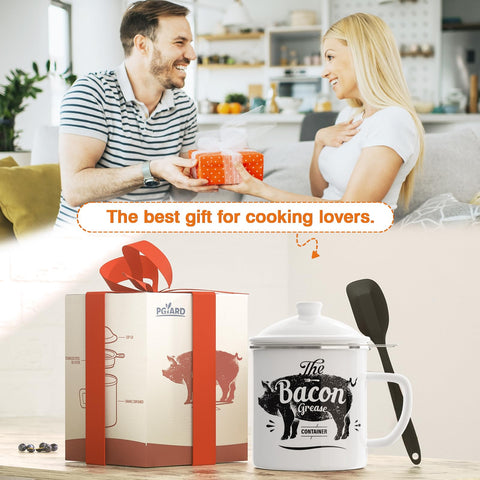 PGYARD dishwasher-safe grease container for easy cleanup