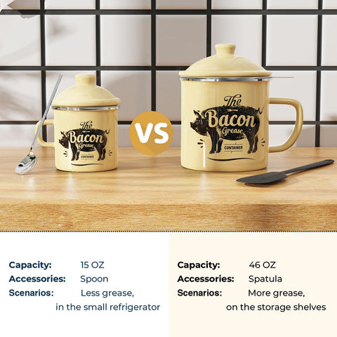 PGYARD grease spoon included for scraping and stirring without mess.