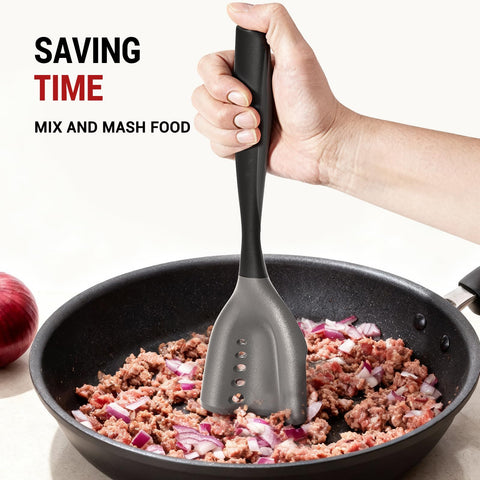 PGYARD mincing spatula meat chopper offering 2-in-1 functionality for chopping and scooping