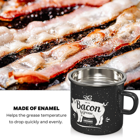 PGYARD dishwasher-safe enamel container allows effortless cleanup after cooking.