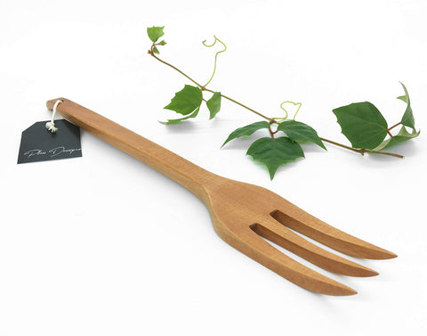 Phai Designs wooden fork kitchen decor shot emphasizing artisanal charm