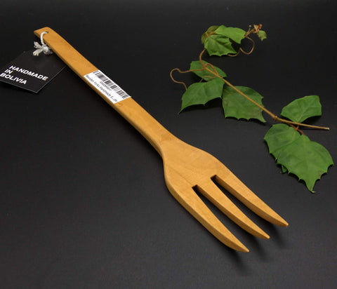 Phai Designs wooden fork three tines designed for long-term use