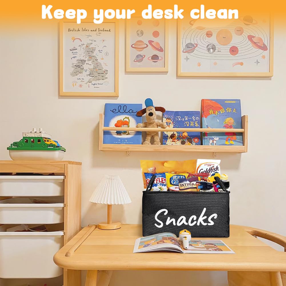 Phaicoilo snack organizer basket in pantry organizing items