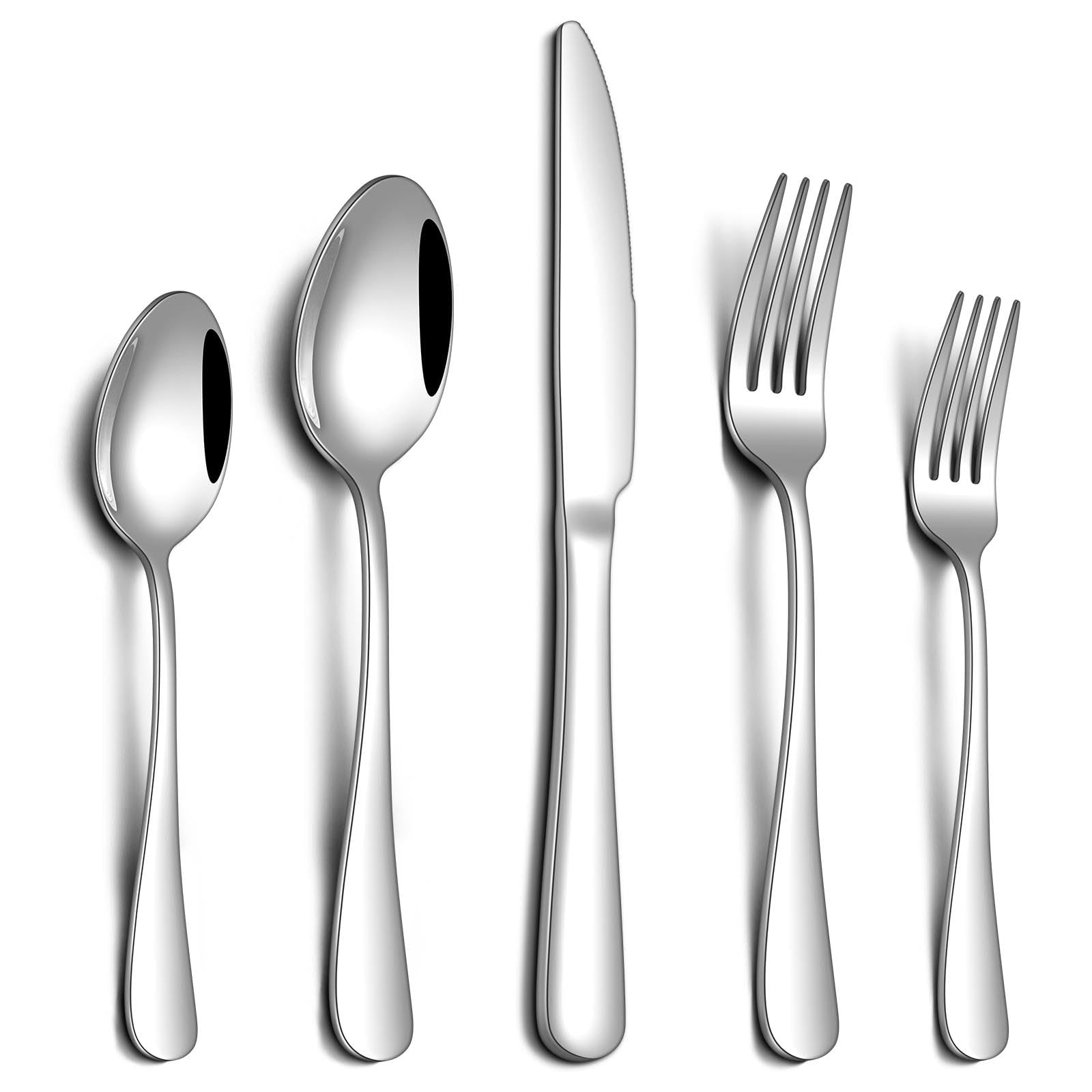 PHILIPALA 20-piece silverware set for four diners with durable construction.
