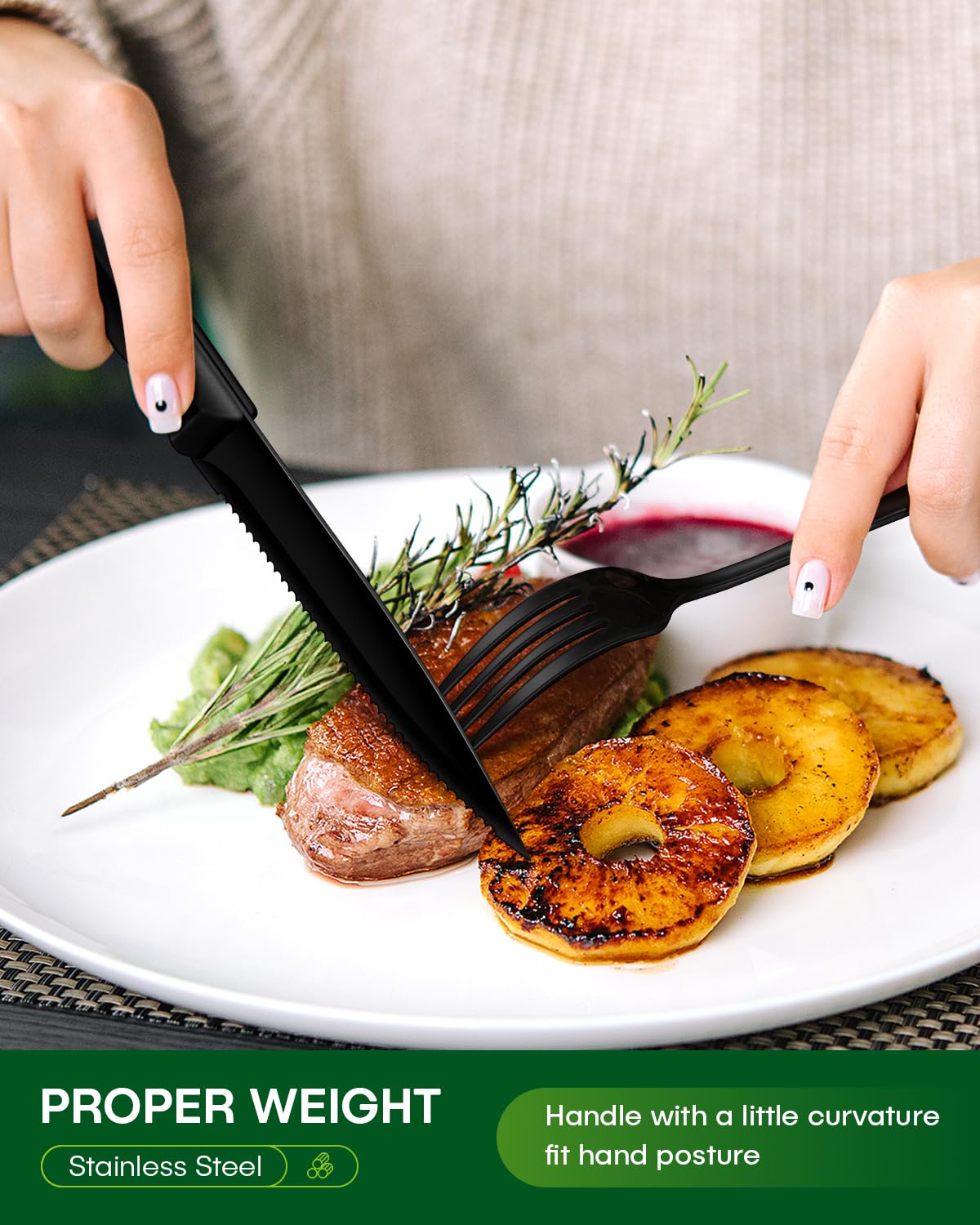 PHILIPALA dining spoons offer comfortable grip for daily meals.